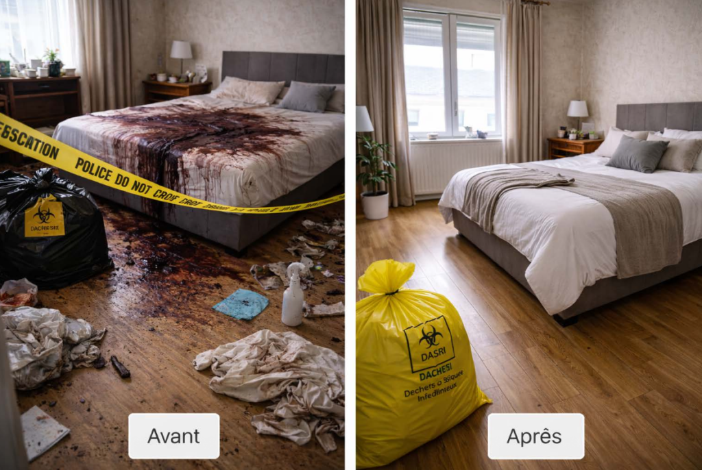 Nettoyage Après Décès et Suicide Belgique